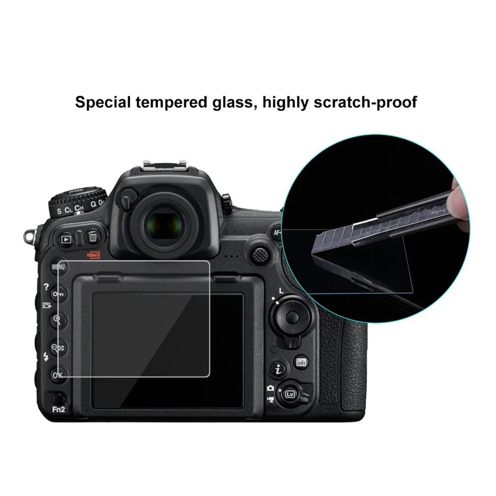 PULUZ PU5509 2.5D 0.3mm 9H Camera Tempered Glass Screen Protector for Nikon D500 D600 D610 D7100 D7200 D750 D800 D810 - 6