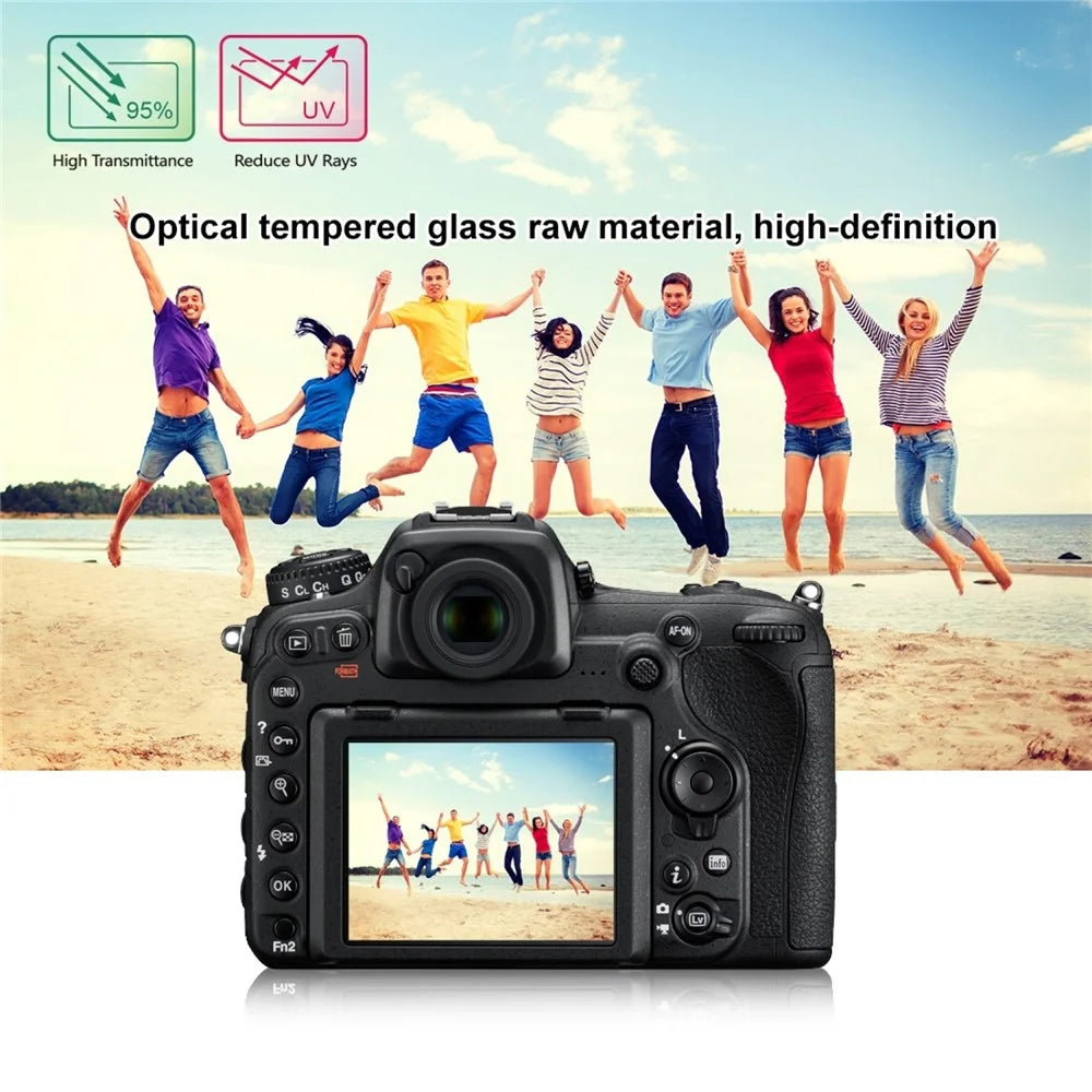 PULUZ PU5509 2.5D 0.3mm 9H Camera Tempered Glass Screen Protector for Nikon D500 D600 D610 D7100 D7200 D750 D800 D810 - 7