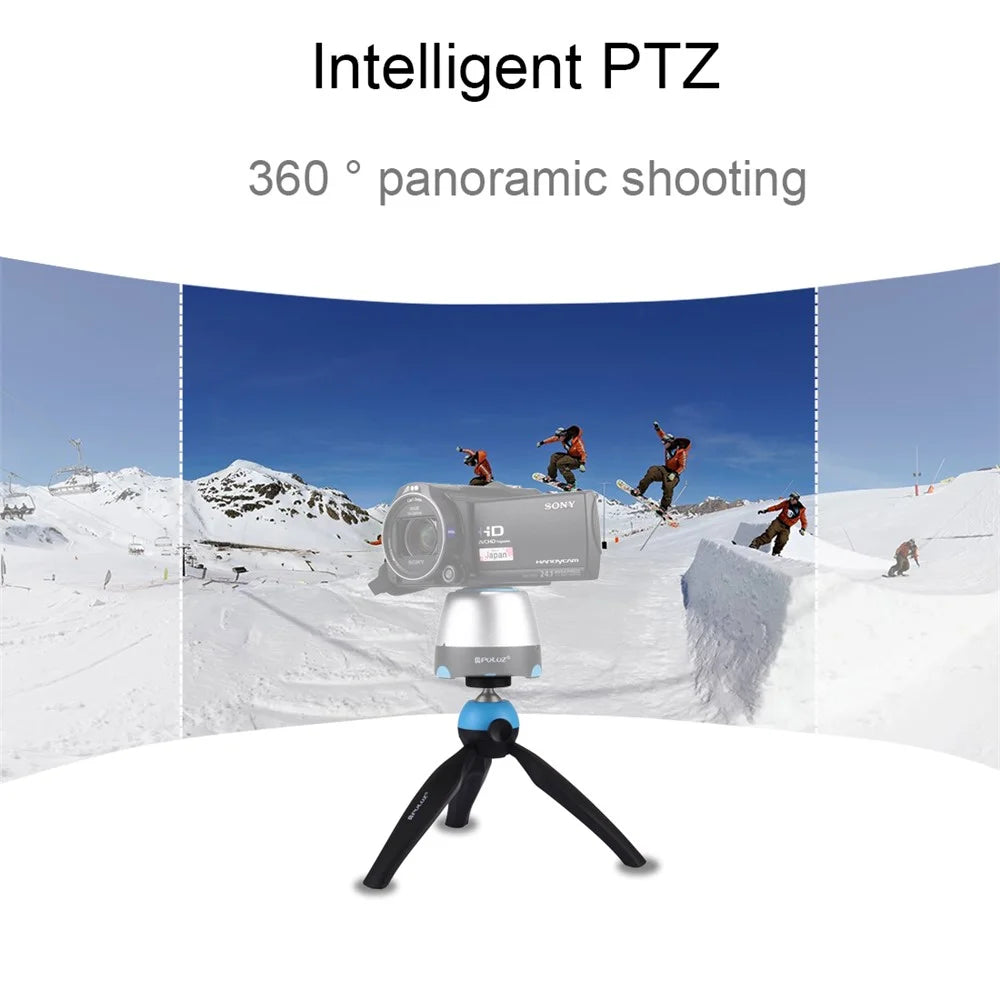 PULUZ PU361 Mini Tripod Mount with 360 Degree Ball Head for GoPro DSLR Cameras - Blue - 7