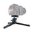 PULUZ PU3002 Mini Metal Desktop Tripod Mount with Adjustable Height for DSLR and Digital Cameras - Black - 3