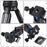 PULUZ PU3002 Mini Metal Desktop Tripod Mount with Adjustable Height for DSLR and Digital Cameras - Black - 5