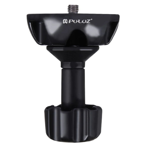 PULUZ PU3503 75mm Half Ball Flat to Bowl Adapter for Fluid Head Tripod DSLR Rig Camera - Black - 1