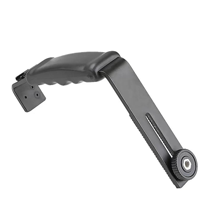 LDX Handheld Gimbal Extending External L-Bracket Mount Holder for DJI OSMO Mobile 2 / Zhiyun Smooth 4 - 5