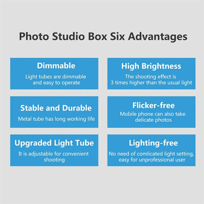 PULUZ PU210 200CM Photography Photo Studio Box 6 Light Strip Bars 240W 5500K Photo Lighting Shooting Tent Kit - US Plug - 7