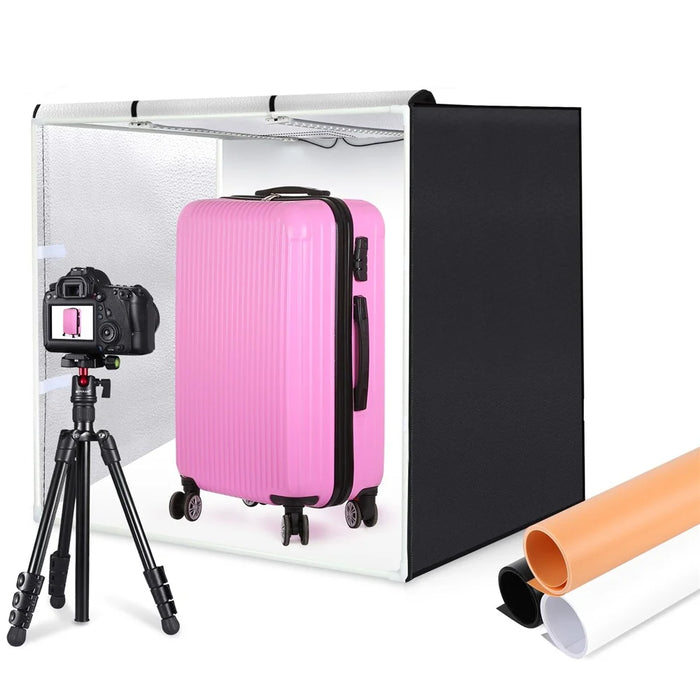 PULUZ PU5080 80cm Lightbox Photo Studio Box Softbox 72W White Light Photo Shooting Tent Box Kit - EU Plug - 1