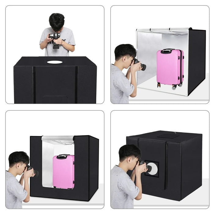 PULUZ PU5080 80cm Lightbox Photo Studio Box Softbox 72W White Light Photo Shooting Tent Box Kit - EU Plug - 5