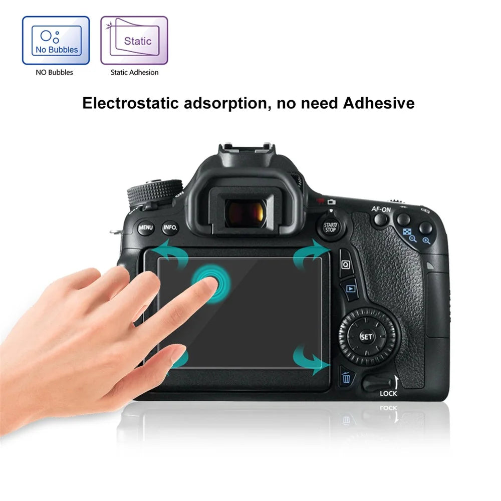 PULUZ PU5503 SLR Camera Tempered Glass Screen Protector for Canon 650D/70D/700D/750D/760D/80D - 5