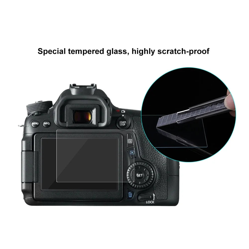PULUZ PU5503 SLR Camera Tempered Glass Screen Protector for Canon 650D/70D/700D/750D/760D/80D - 6