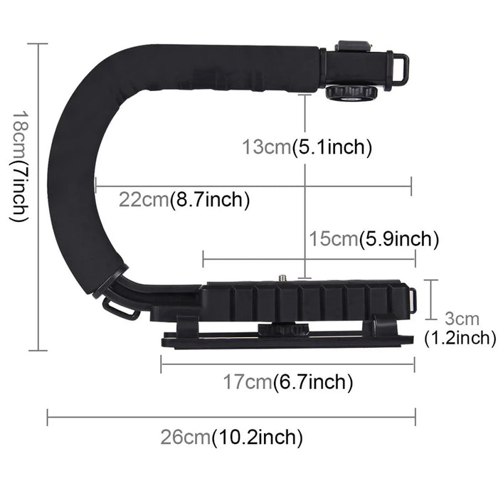 PULUZ PKT3012 Stabilizing Handle Bracket for DV Camcorder/DSLR Camera - 7