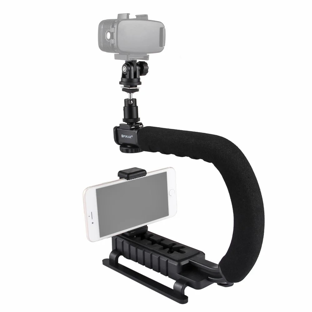 PULUZ PKT3011 U Shape DV Stabilizing Handle Bracket for DV Camcorder/DSLR Camera - 7