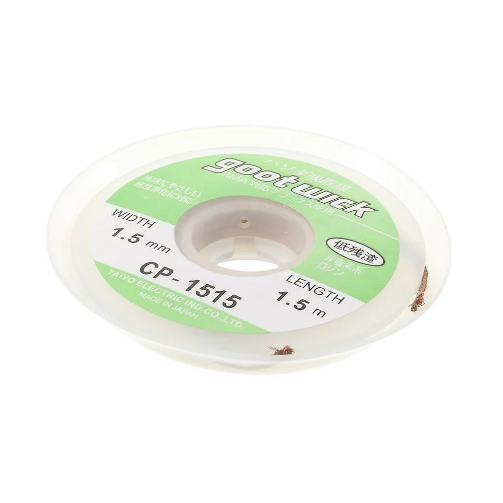 GOOT Wick 1.5mmx1.5m Desoldering Remover Braid Wire CP-1515 - 2