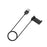 Replacement USB Charging Dock Cradle with 1M Cable for Garmin Vivoactive HR Smartwatch - Black - 5