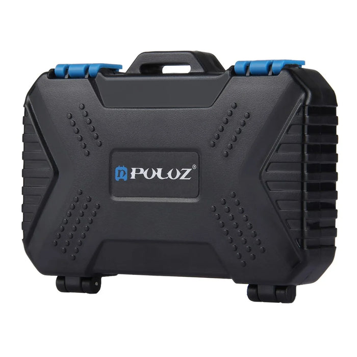 PULUZ PU5004 Card Reader + 22 in 1 Waterproof Memory Card Case with USB Cable - Black - 2