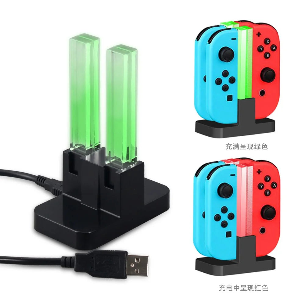 DOBE TNS-875 Four Charging Dock Charger Stand for Nintendo Switch Joy-Con - 4