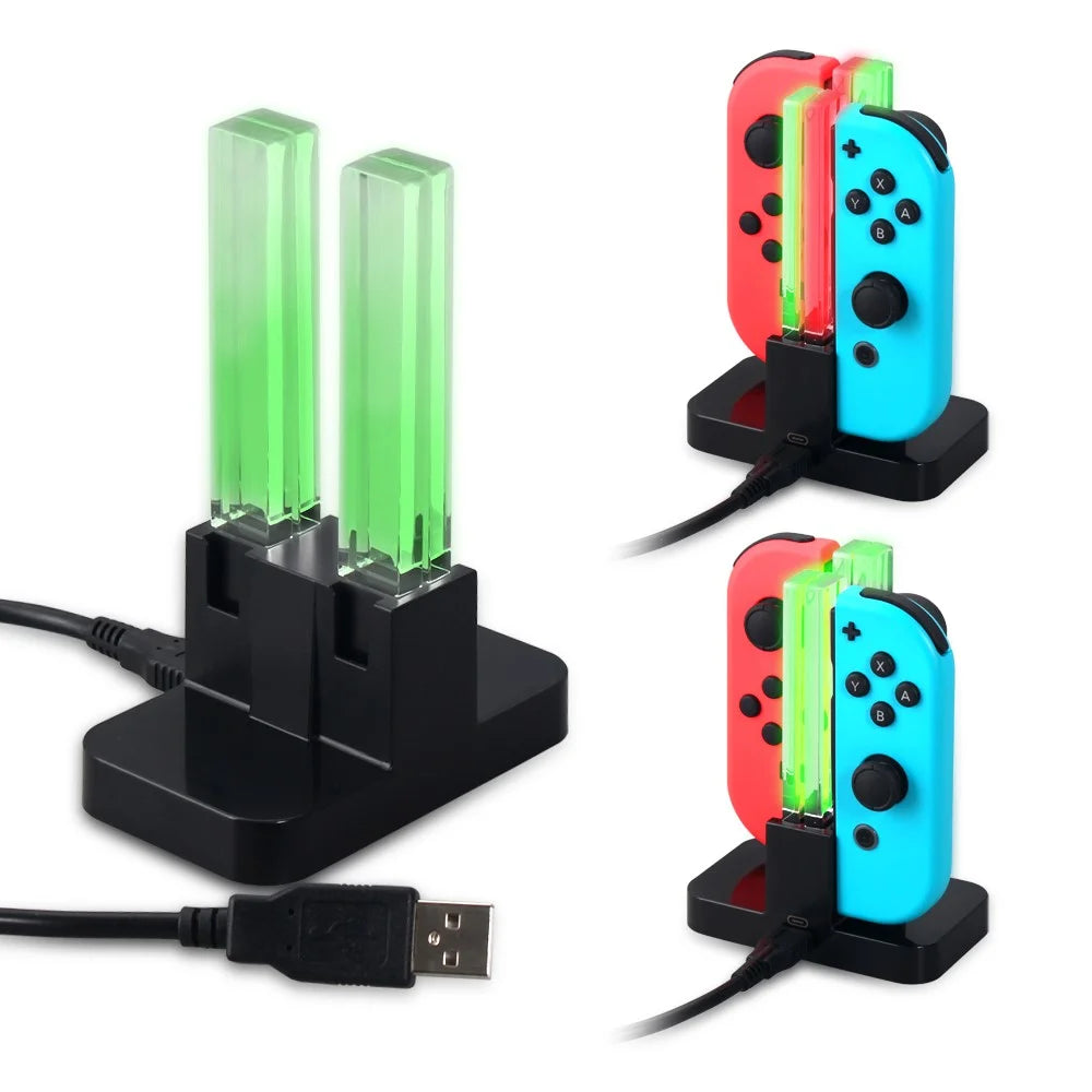 DOBE TNS-875 Four Charging Dock Charger Stand for Nintendo Switch Joy-Con - 5