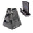 Multi-functional Console Stand with Vent Fans & Dual Controller Charging Slots for PS4 - 1