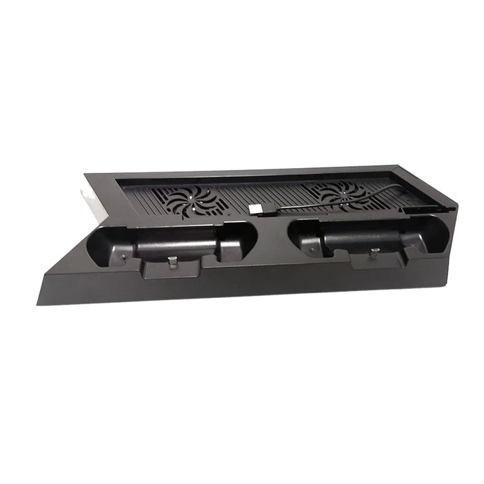 Multi-functional Console Stand with Vent Fans & Dual Controller Charging Slots for PS4 - 2