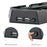 PS4 Console Ultra Thin Vertical Stand Charger with Dual Cooling Fan / 2 USB Charging Ports - Black - 5