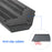 PS4 Console Ultra Thin Vertical Stand Charger with Dual Cooling Fan / 2 USB Charging Ports - Black - 6