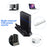 PS4 Console Ultra Thin Vertical Stand Charger with Dual Cooling Fan / 2 USB Charging Ports - Black - 7