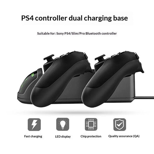 DOBE TP4-889 Charging Dock Dual Stand Charger Base for PS4 / PS4 Slim / PS4 Pro Dualshock Controller - 2