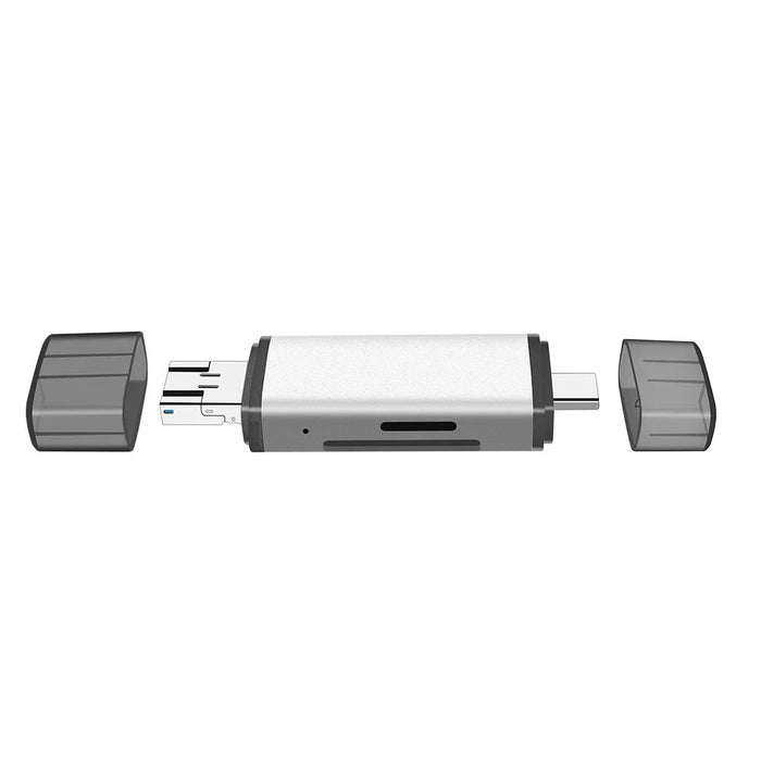 3 in 1 USB 3.0/Type-C/Micro USB TF Memory Card Reader OTG Adapter for Smartphone Laptop Computer - 5