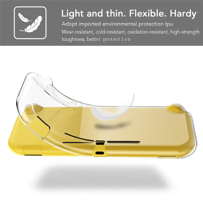 Transparent Drop-resistant Soft TPU Case Cover for Nintendo Switch Lite - 2