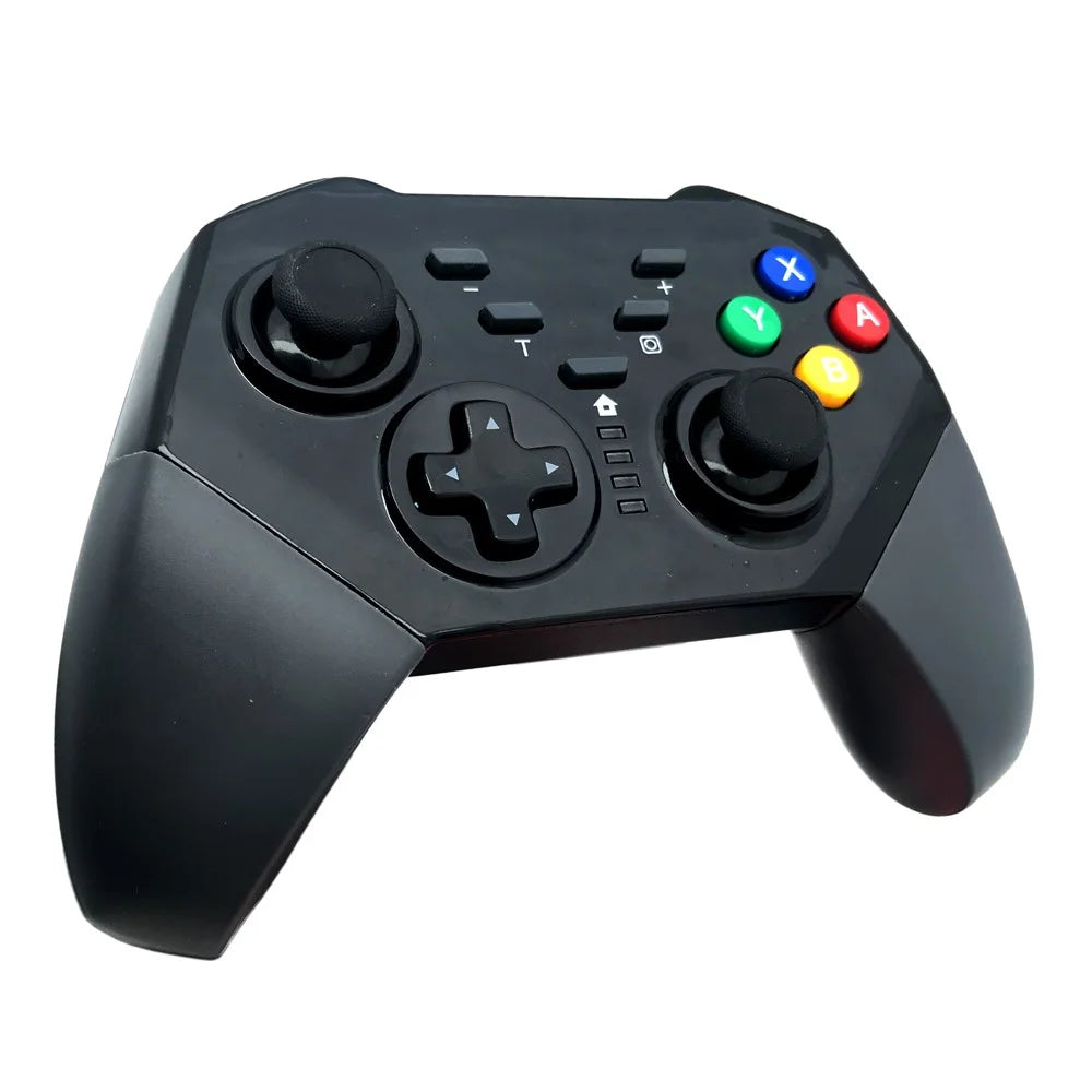 8579 Switch PRO controller Wireless Bluetooth-compatible Gamepad for Switch Console with TURBO Keys Grinding and PC/Android - Black - 1