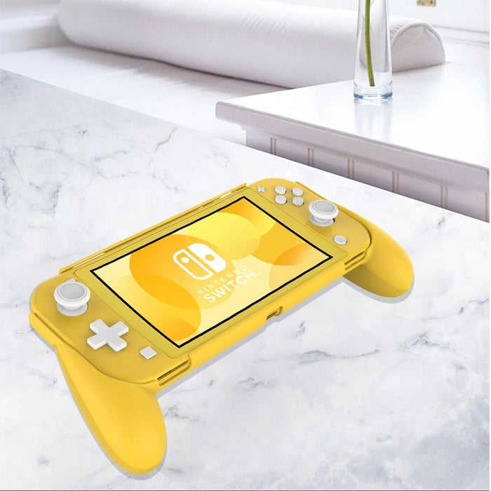 JYS Ergonomic Design for Switch Lite Main Engine Handle Type Enhances Grip JYS-SL04 Protective Shell - Yellow - 3