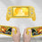 JYS Ergonomic Design for Switch Lite Main Engine Handle Type Enhances Grip JYS-SL04 Protective Shell - Yellow - 6