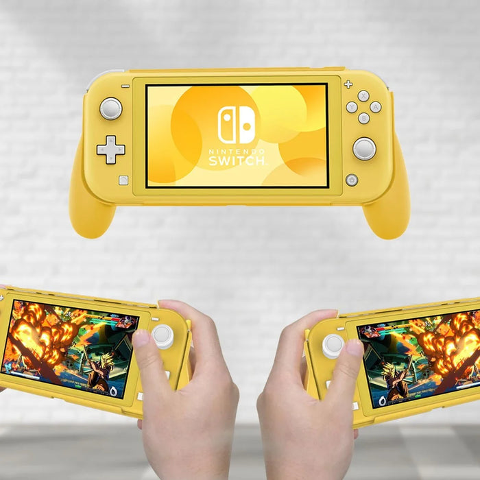 JYS Ergonomic Design for Switch Lite Main Engine Handle Type Enhances Grip JYS-SL04 Protective Shell - Yellow - 6