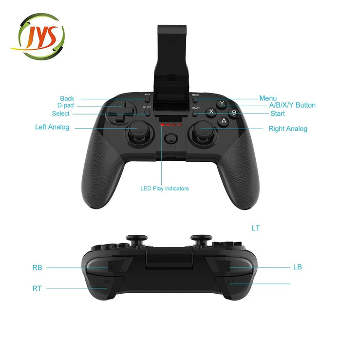 JYS SP101 Universal Bluetooth-compatible Gamepad Wireless Controller for iOS/Android Smartphone/Smart TV/TV Box - 3