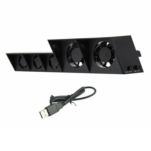 DOBE TP4-005 Plastic Super Cooling Fan for PS4 Gaming Console with Power Cable - 1