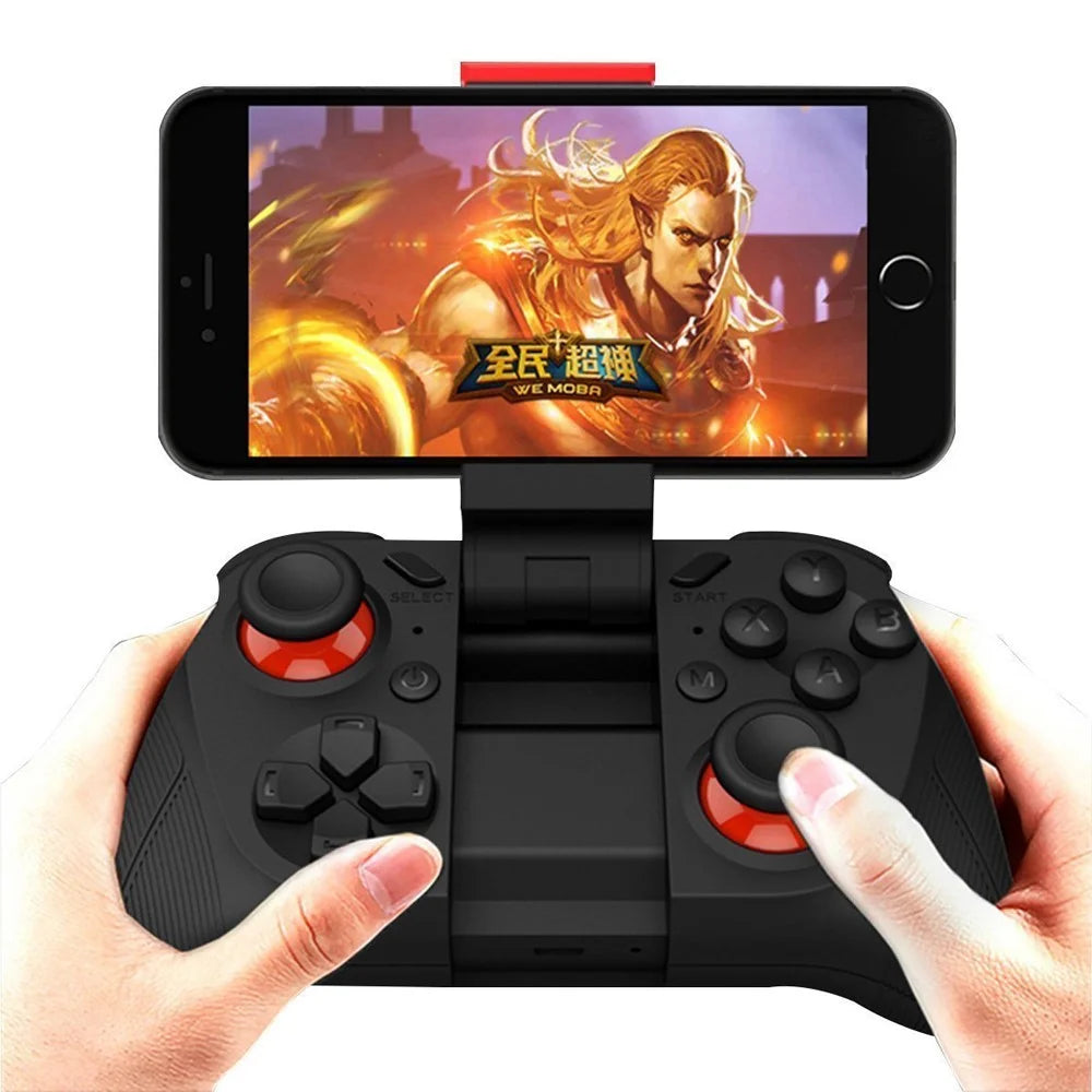 MOCUTE 050 All-In-One Bluetooth-compatible Controller Gamepad Joystick for iOS Android Mobile Phone PC - Black - 1