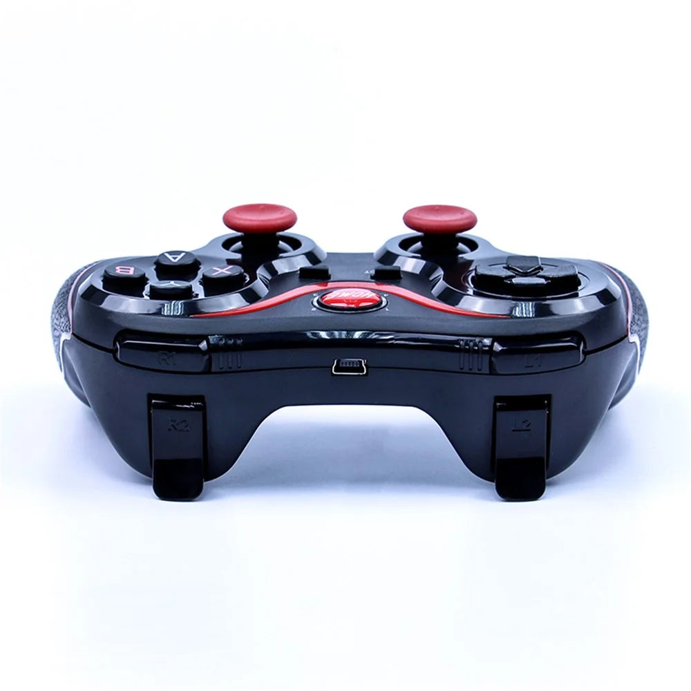 C8S Wireless Bluetooth-compatible Game Controller Gamepad Joystick for iOS Android Etc with Phone Clamp Holder - 3