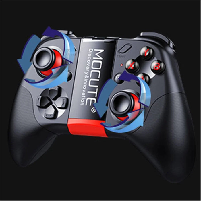 MOCUTE 054 Bluetooth-compatible Crystal Button Remote Controller Game Pad for Smartphone for VR TV BOX - 2