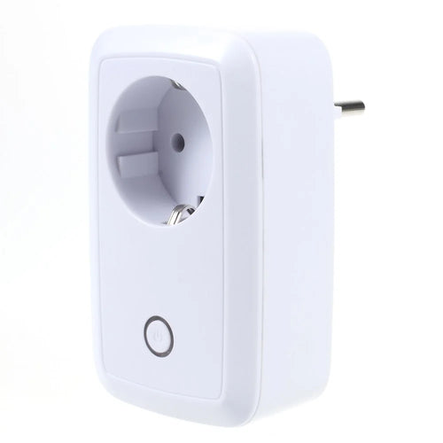 EU Standard Portable WiFi Plug Smart Home/Office Wireless Power Socket for iOS and Android - 1