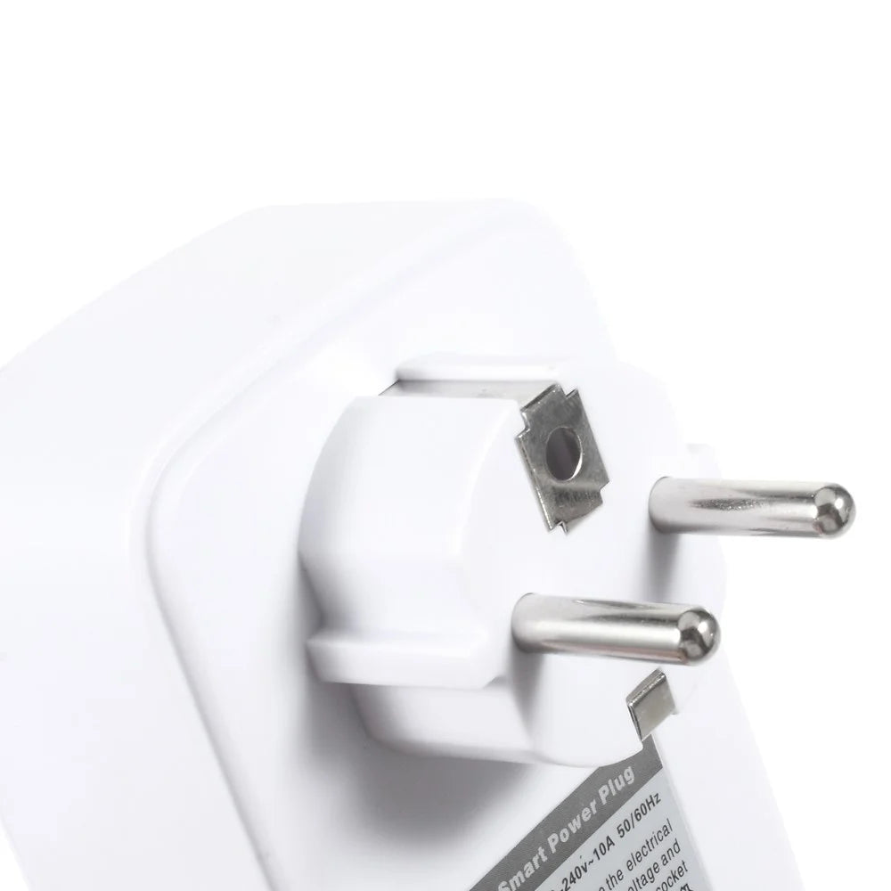 EU Standard Portable WiFi Plug Smart Home/Office Wireless Power Socket for iOS and Android - 5