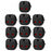 10Pcs / Set UK to EU AC Power Travel Plug Adapter Socket Converters - Black - 1