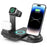 UD15 3 in 1 Rotatable Wireless Charging Dock Station for Apple iPhone/Android Device /Type-C Device - Black - 2