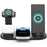 UD15 3 in 1 Rotatable Wireless Charging Dock Station for Apple iPhone/Android Device /Type-C Device - Black - 4