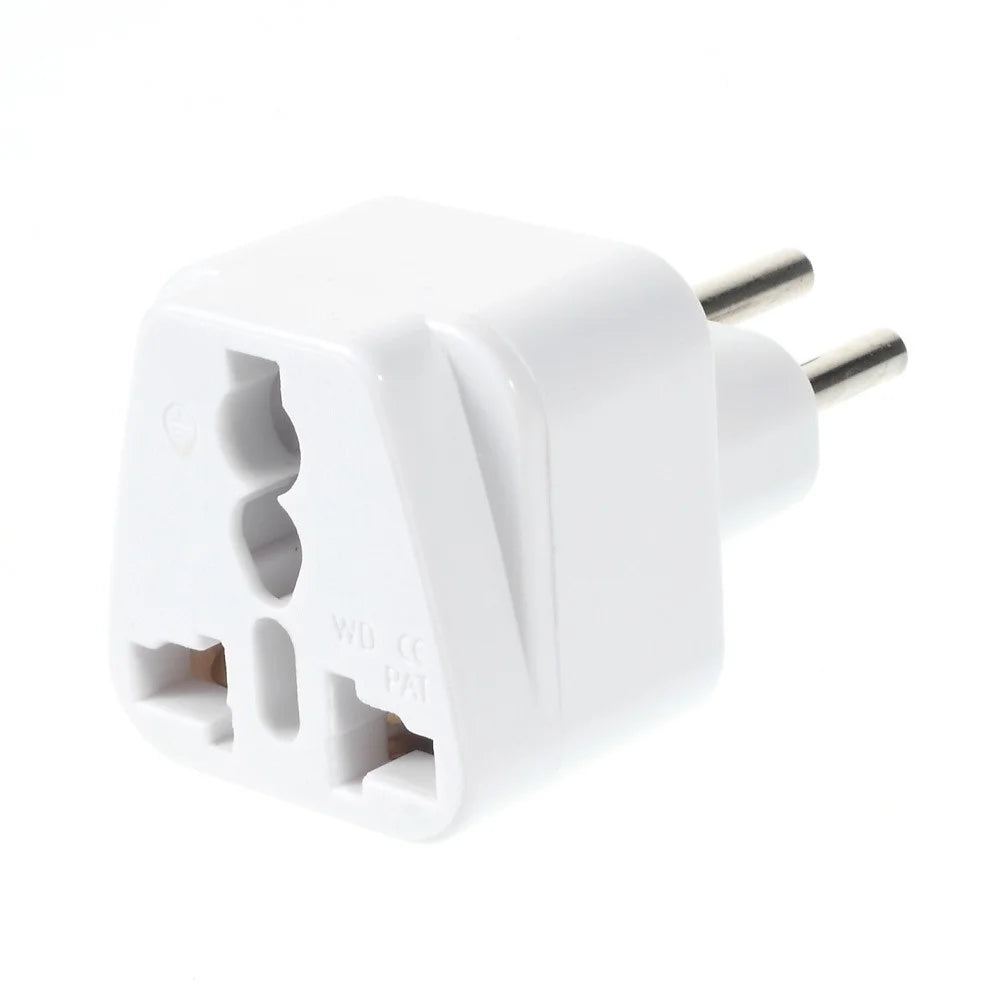 USA to Switzerland Travel Adapter Plug - White - 1