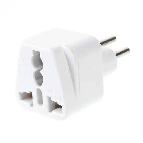 USA to Switzerland Travel Adapter Plug - White - 1