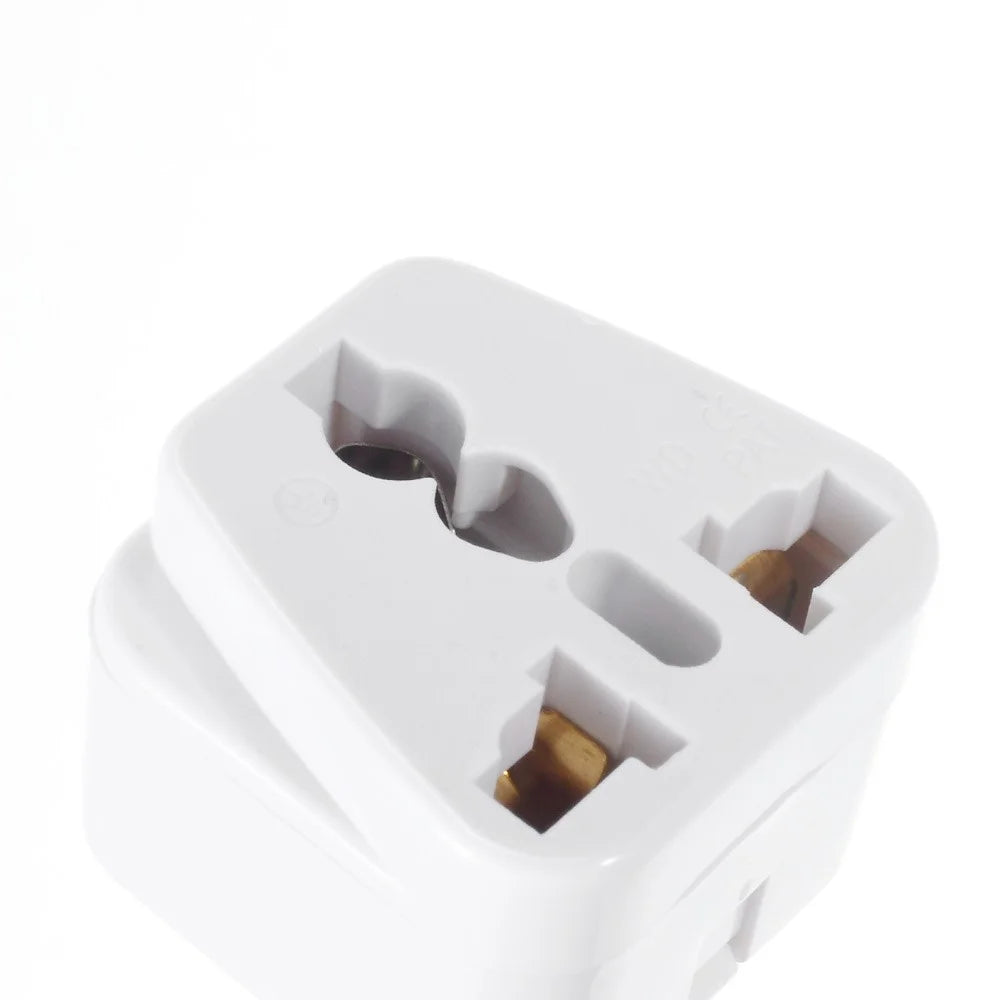 WD16W Universal UK/US/EU Plug to AU Plug Conversion Adapter Travel Power Adapter - White - 3
