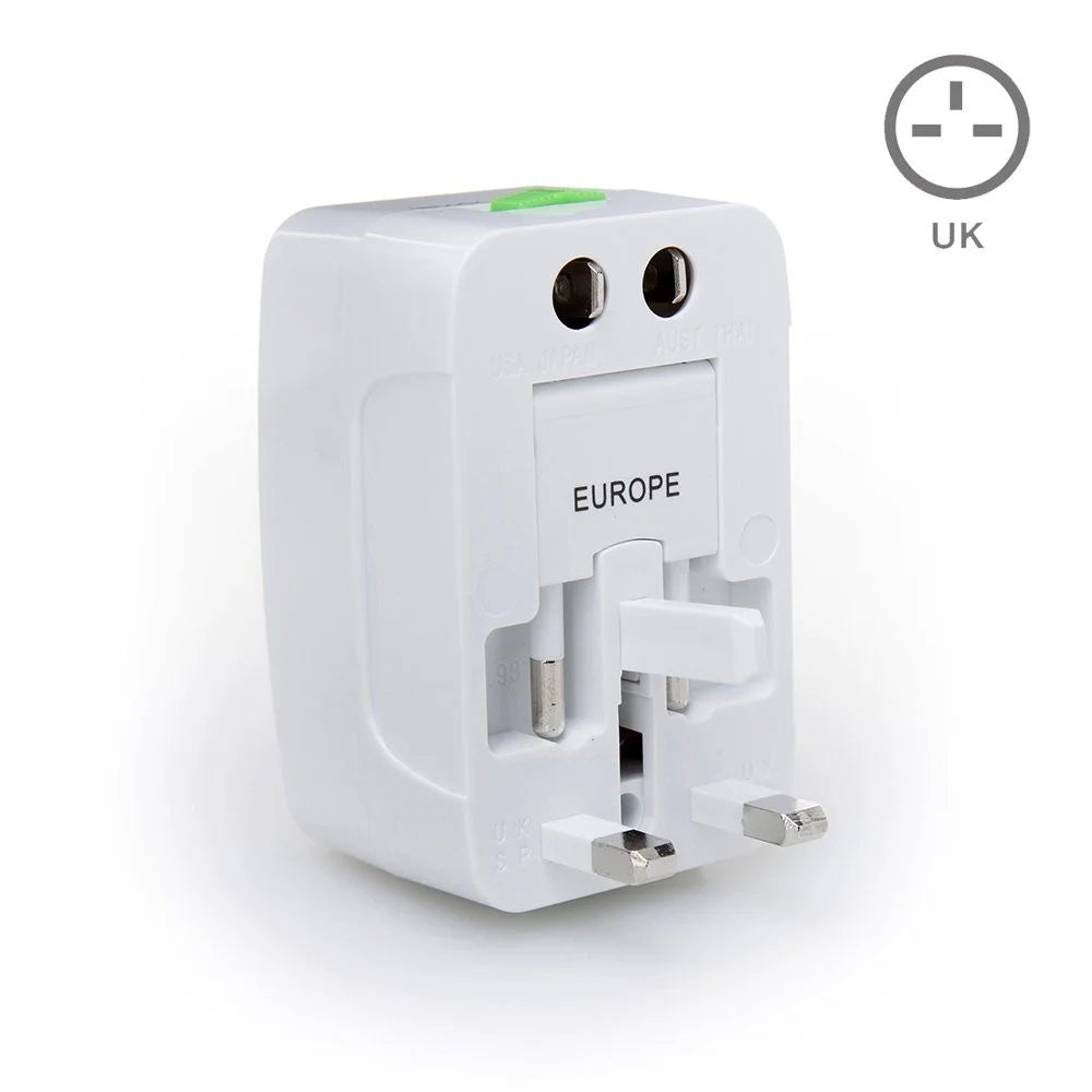 Universal Travel Power Adapter Converter with Dual USB Ports - 4