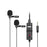 BOYA BY-M1DM Lavalier Microphone 4m Dual Omni-directional Clip-on Lapel Video Mic for iPhone Canon Nikon DSLR - 1