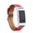 For Fitbit Charge 2 Genuine Leather Watch Band Replacement Wrist Strap Replacement - Red - 2