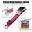 For Fitbit Charge 2 Genuine Leather Watch Band Replacement Wrist Strap Replacement - Red - 3