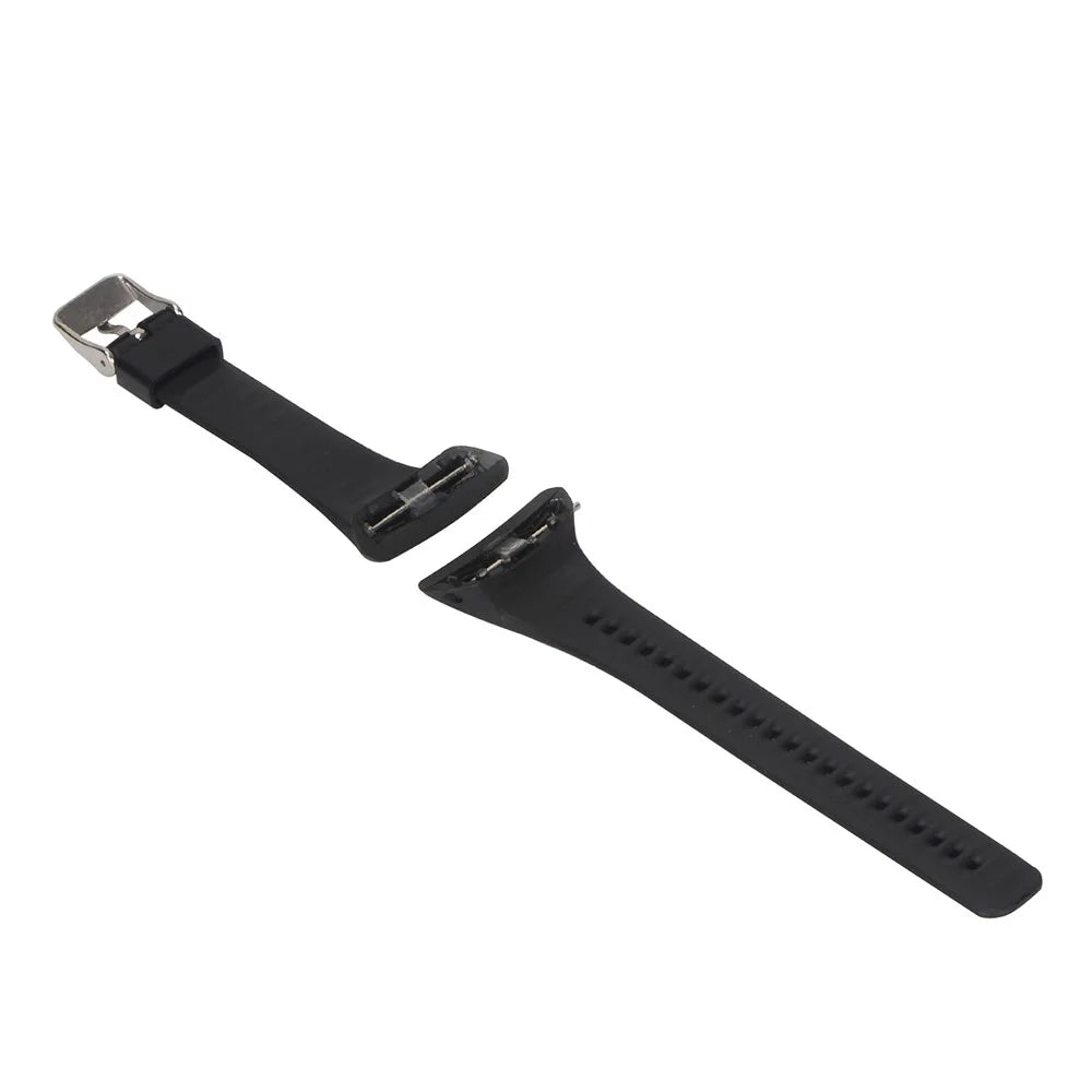 Soft Silicone Wrist Watch Band Strap for Polar FT4 / FT7 - Black - 2