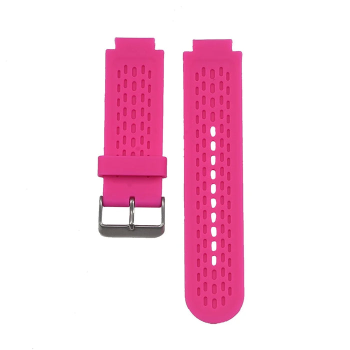 Silicone Watch Strap Replacement for Garmin Vivoactive Approach S2 S4 with Pins and Screwdrivers - Rose - 2
